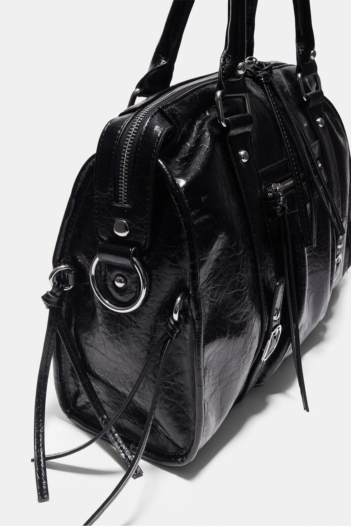 1_org_zoom (4) کیف Stradivarius استرادیواریوس رودوشی بولینگ ماکسی اورجینال - تصویر 1